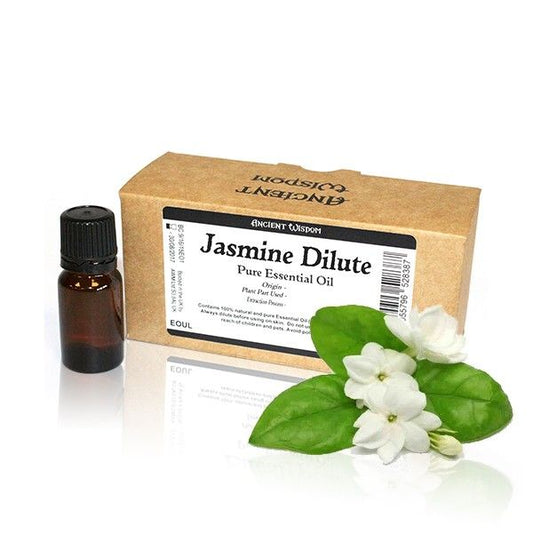 10x 10ml Jasmin Verdünntes Ätherisches Öl Unbeschriftet