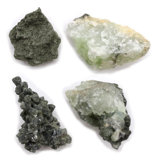 Mineralproben Kleine Prynite Ungefähr 100 Stück