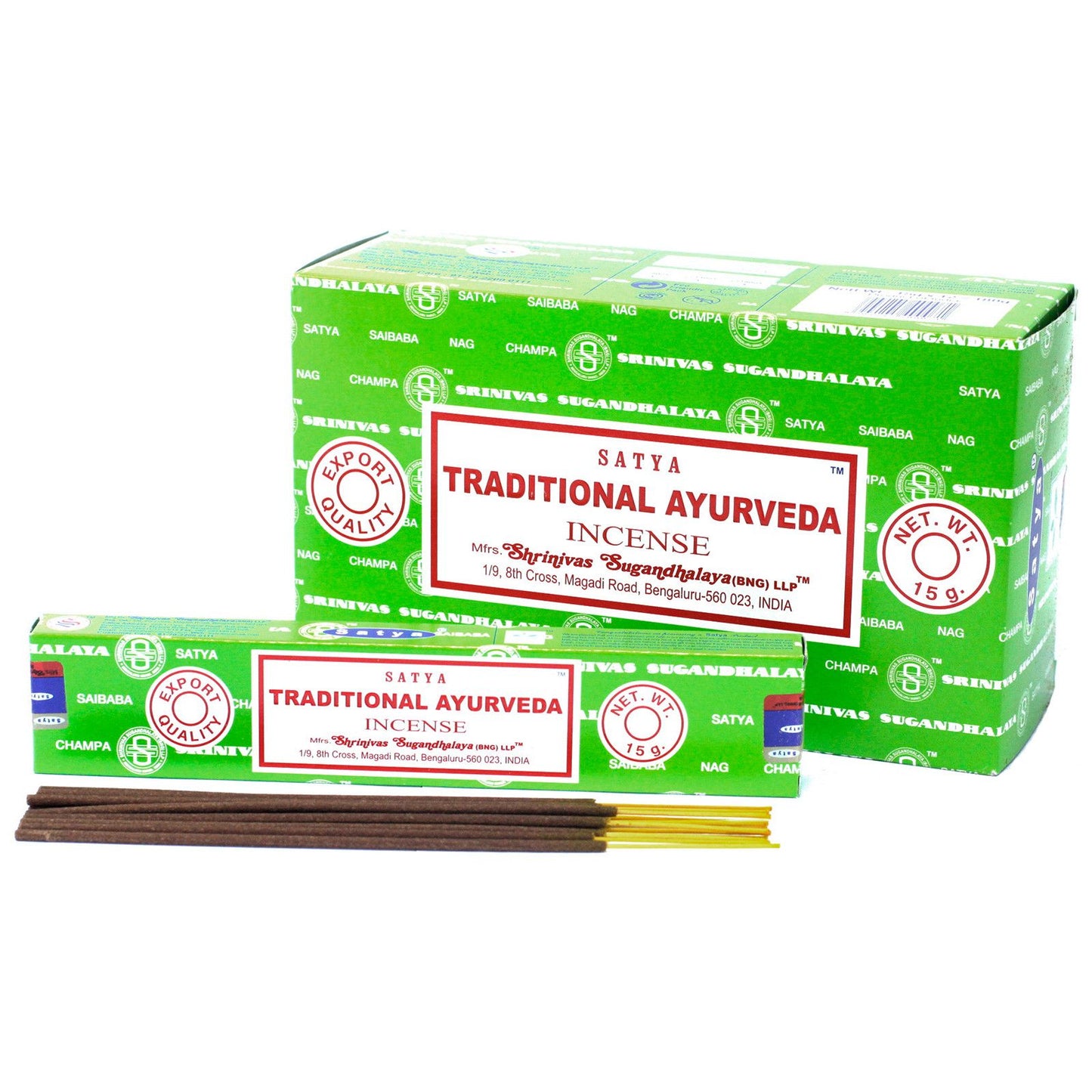 Satya Räucherstäbchen 15g Traditionelle Ayurveda