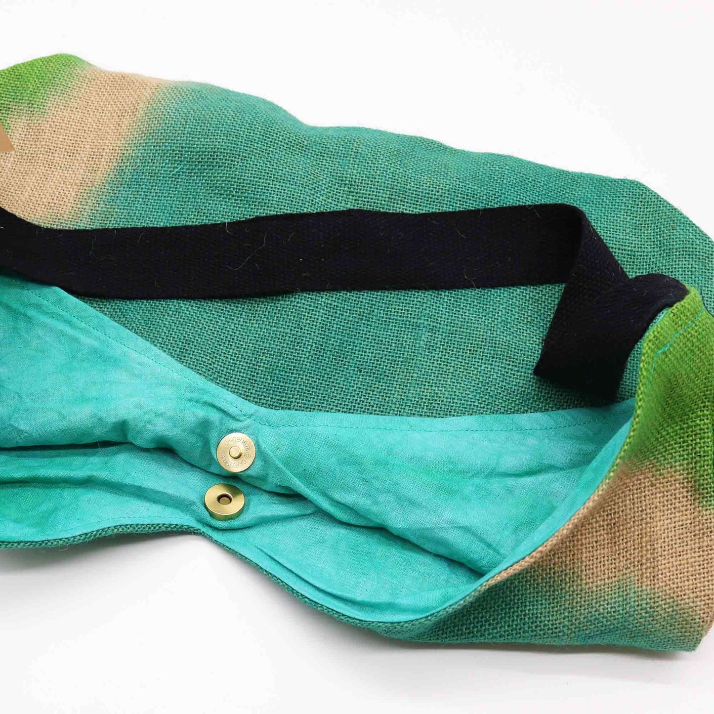 Weiche Mischung Schultertasche - Blaugrün