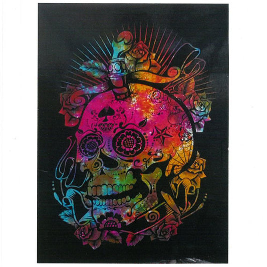 Baumwoll Wandkunst Tag Der Toten Totenkopf