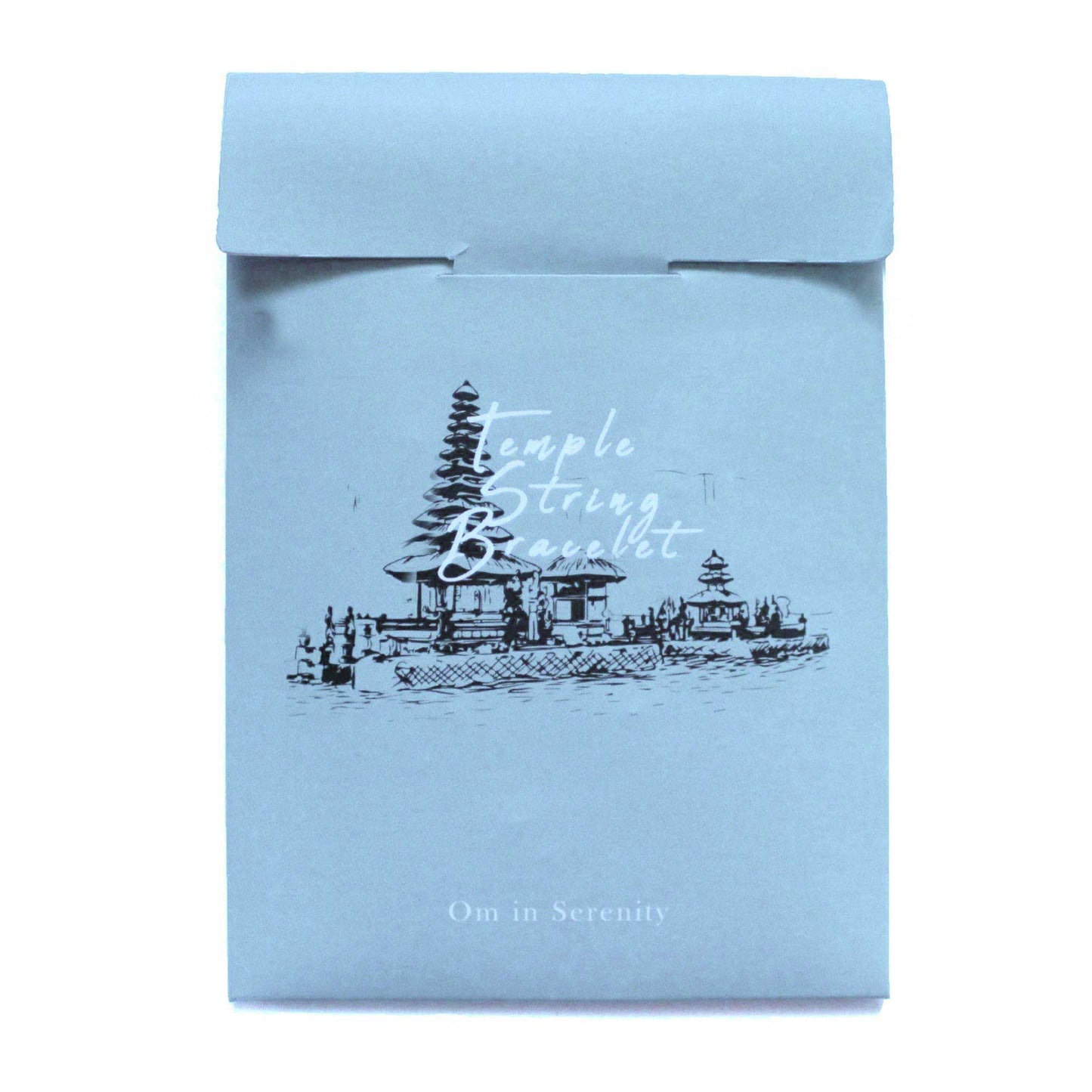 Tempel Schnur Armband Om in Gelassenheit