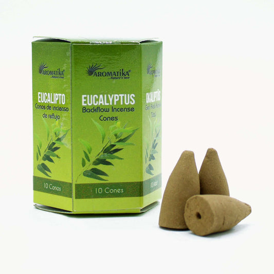 Masala Backflow Räucherstäbchen Set Mit 10 Stück Eukalyptus