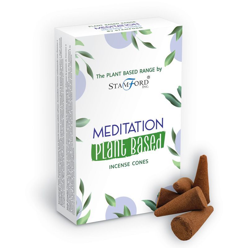 Pflanzenbasierte Räucherkegel für Meditation - Hochwertige Aromatherapie