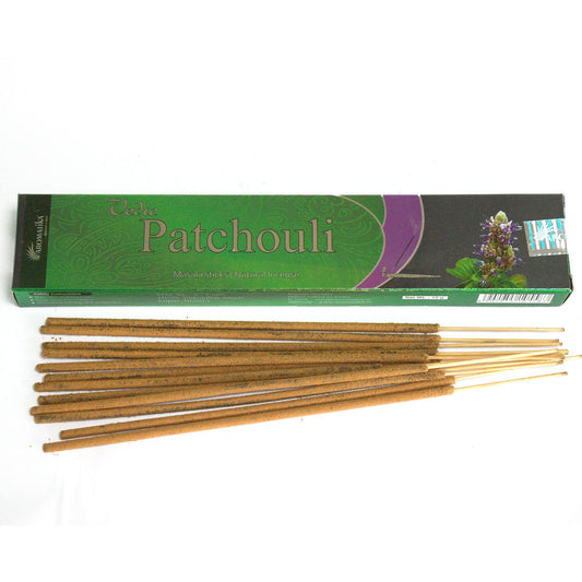 Vedic Räucherstäbchen Patchouli Handgerollt aus Jaipur