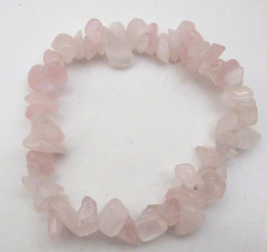 Chipstein Armband - Rosenquarz