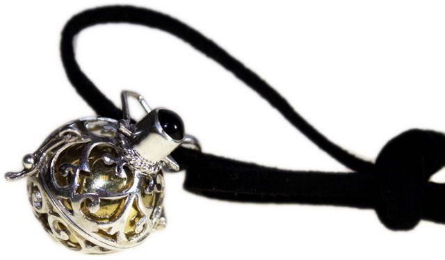 Silberne Engelglocke Nachtzeit 18mm