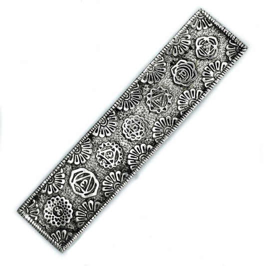 Polierter Aluminium Chakra Langrauchhalter 23cm