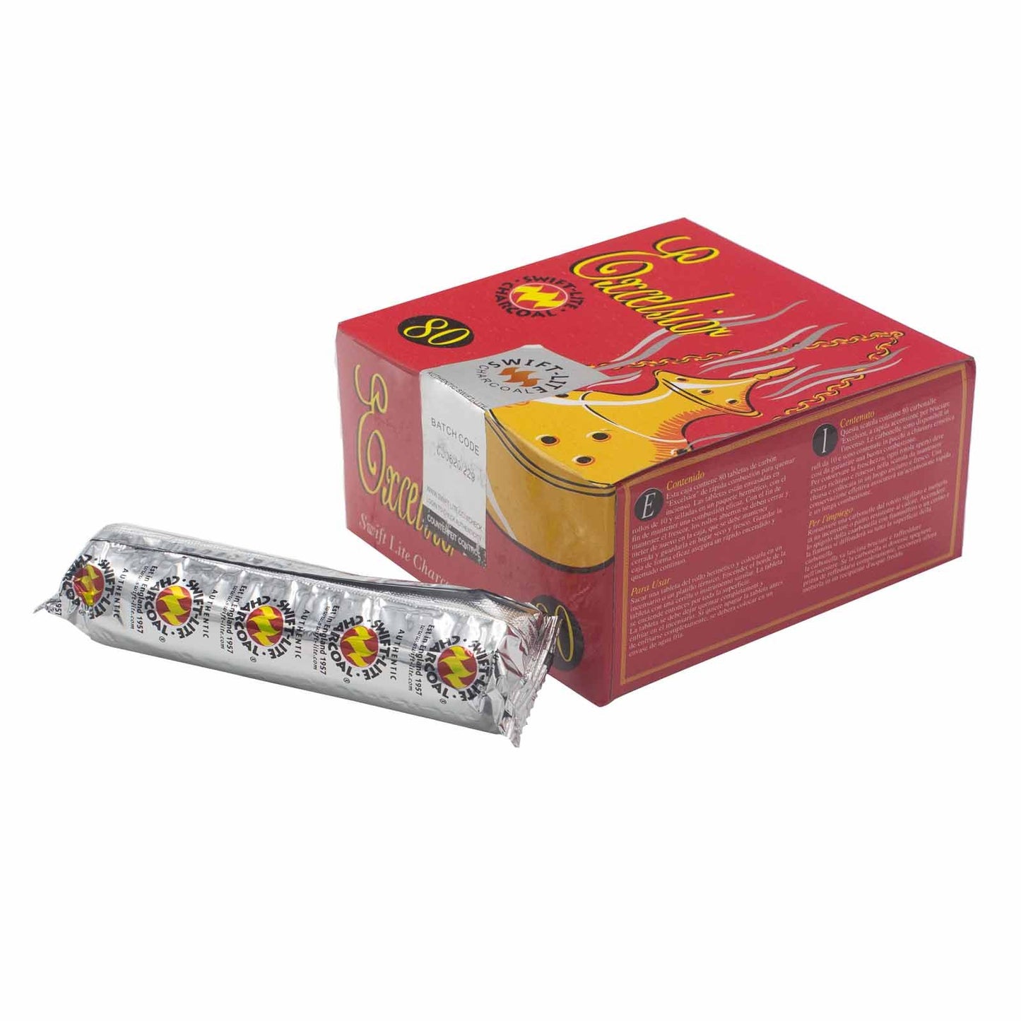 Packung Mit 10 Kohletabletten Für Harze Kräuter Und Räuchergranulate