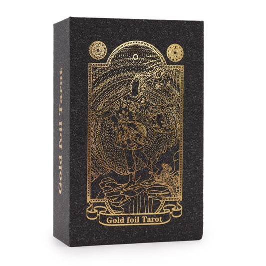 Goldfolie Tarot Set Mit Buch In Geschenkbox