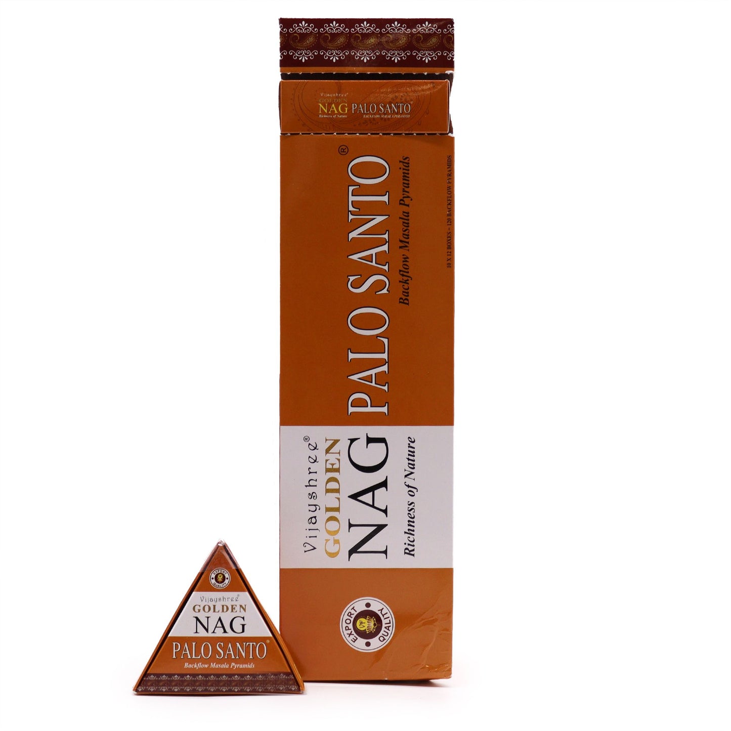 42g Jumbo Golden Nag Palo Santo Räucherkegel