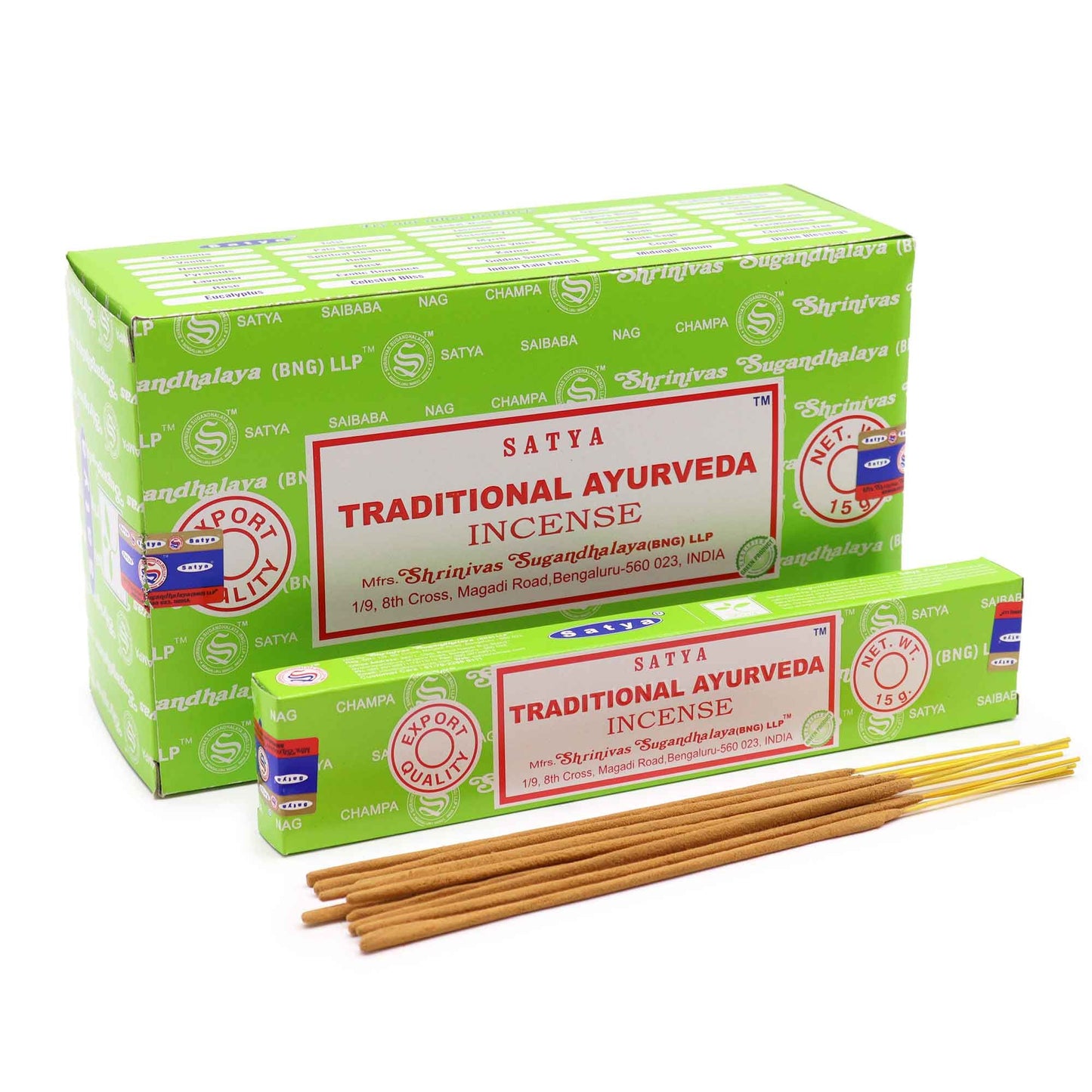 Satya Räucherstäbchen 15g Traditionelle Ayurveda