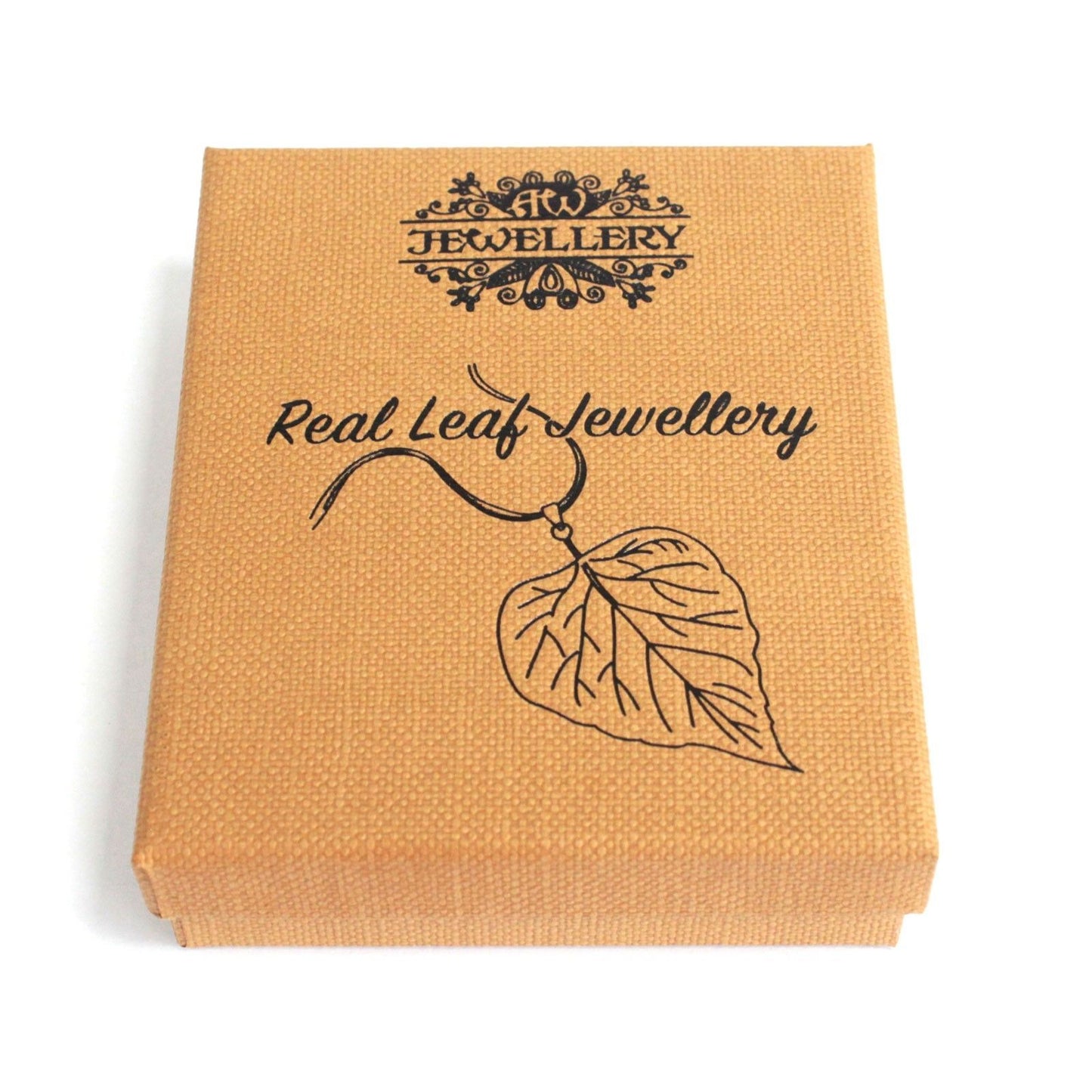 Halskette Und Ohrringe Set - Bravery Blatt - Roségold