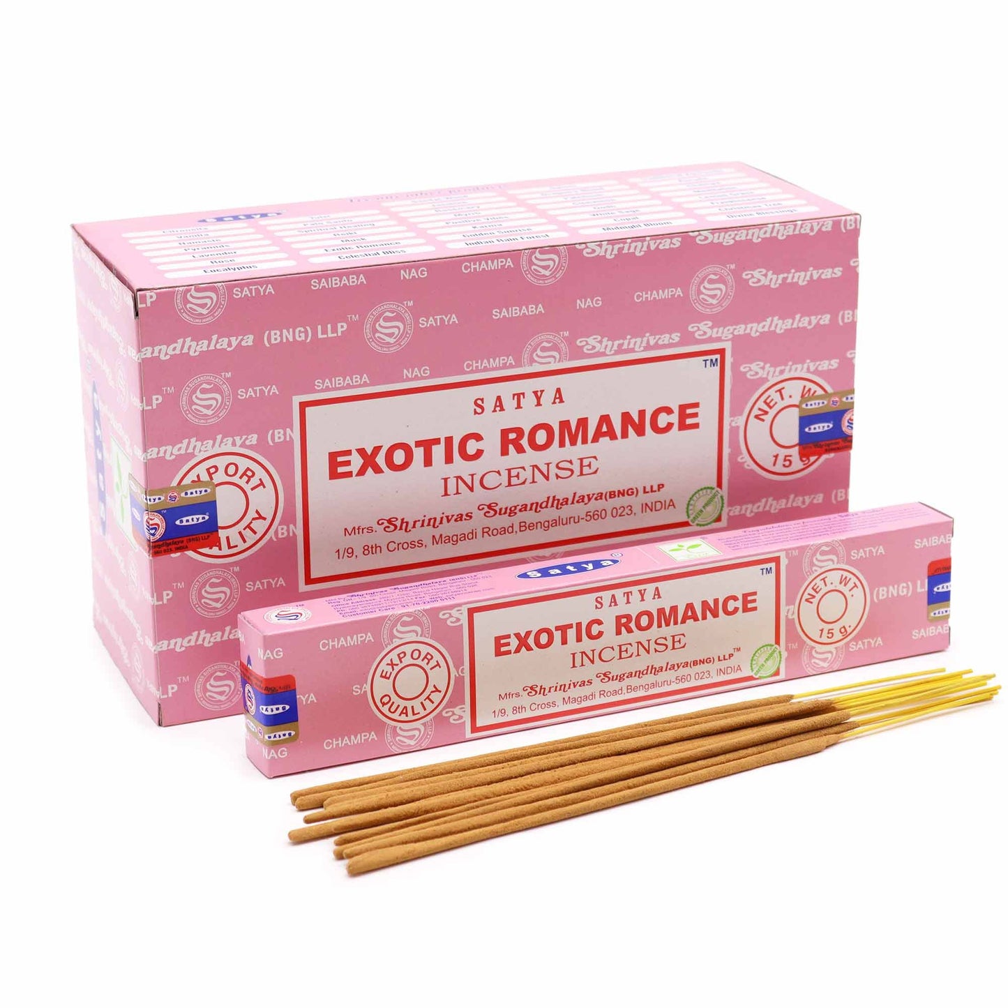 Satya Räucherstäbchen 15g - Exotische Romantik