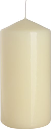 Einsäulige Stumpenkerze 60x120mm - Elfenbein