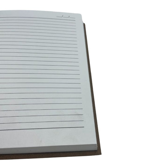 Schwarzes Tan Notizbuch Für Den Alltag - 100 Linierten Seiten - 18x13cm