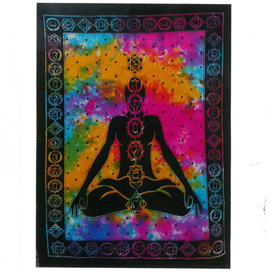 Baumwoll Wandkunst Chakra Buddha