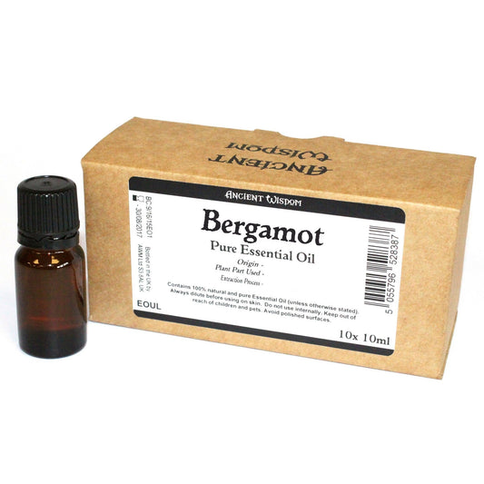 10 Stück 10ml Bergamot (FCF) Ätherisches Öl Unetikettiert