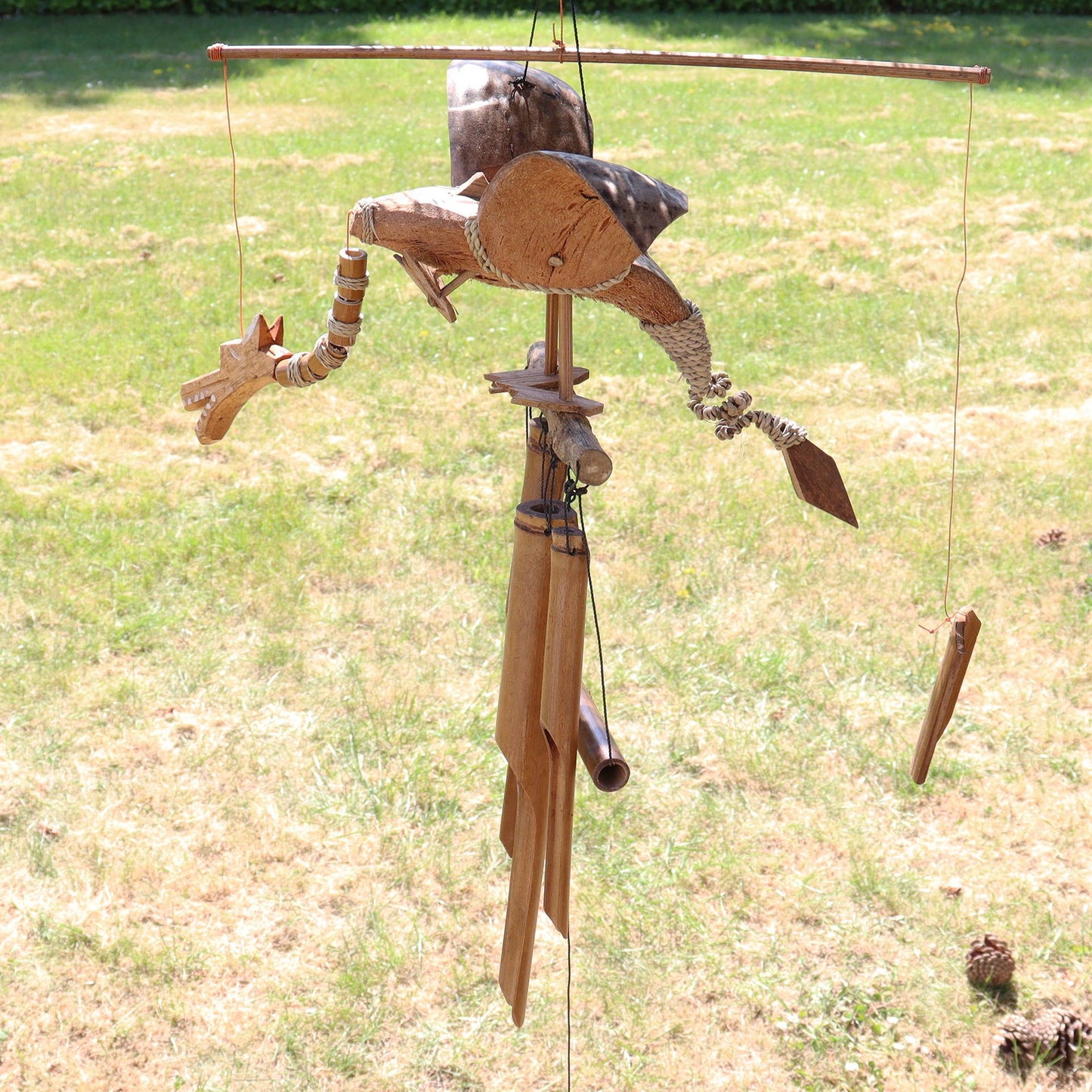 Kokosnuss Drache Windspiele