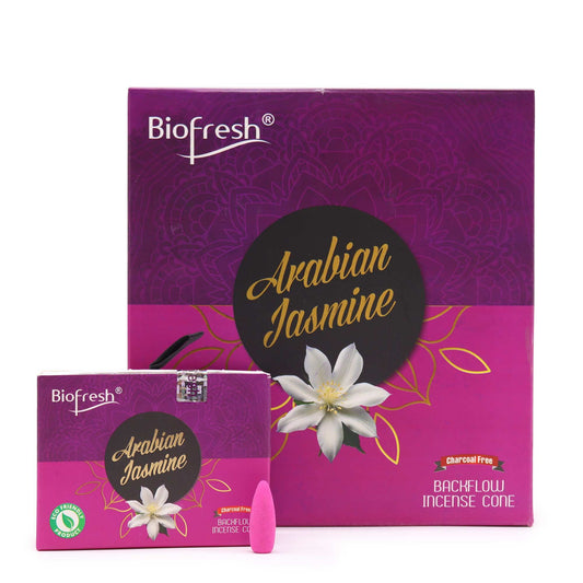 Biofresh Rückfluss Räucherkegel 40 Kegel - Arabischer Jasmin