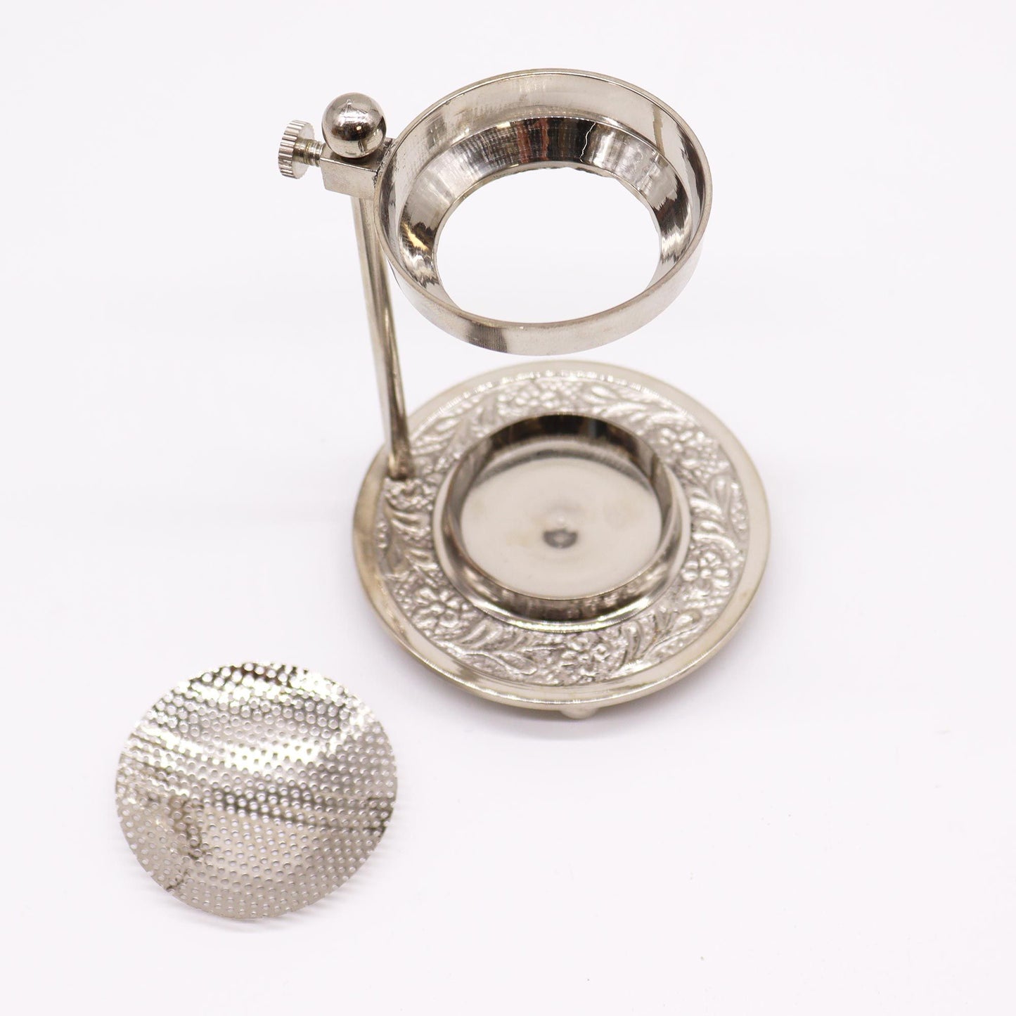 Verstellbarer Räucherstäbchenwärmer Aus Messing Und Harz Mit Eleganter Oberfläche