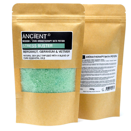 Aromatherapie Badepotion In Kraftbeutel 350g Stresslöser