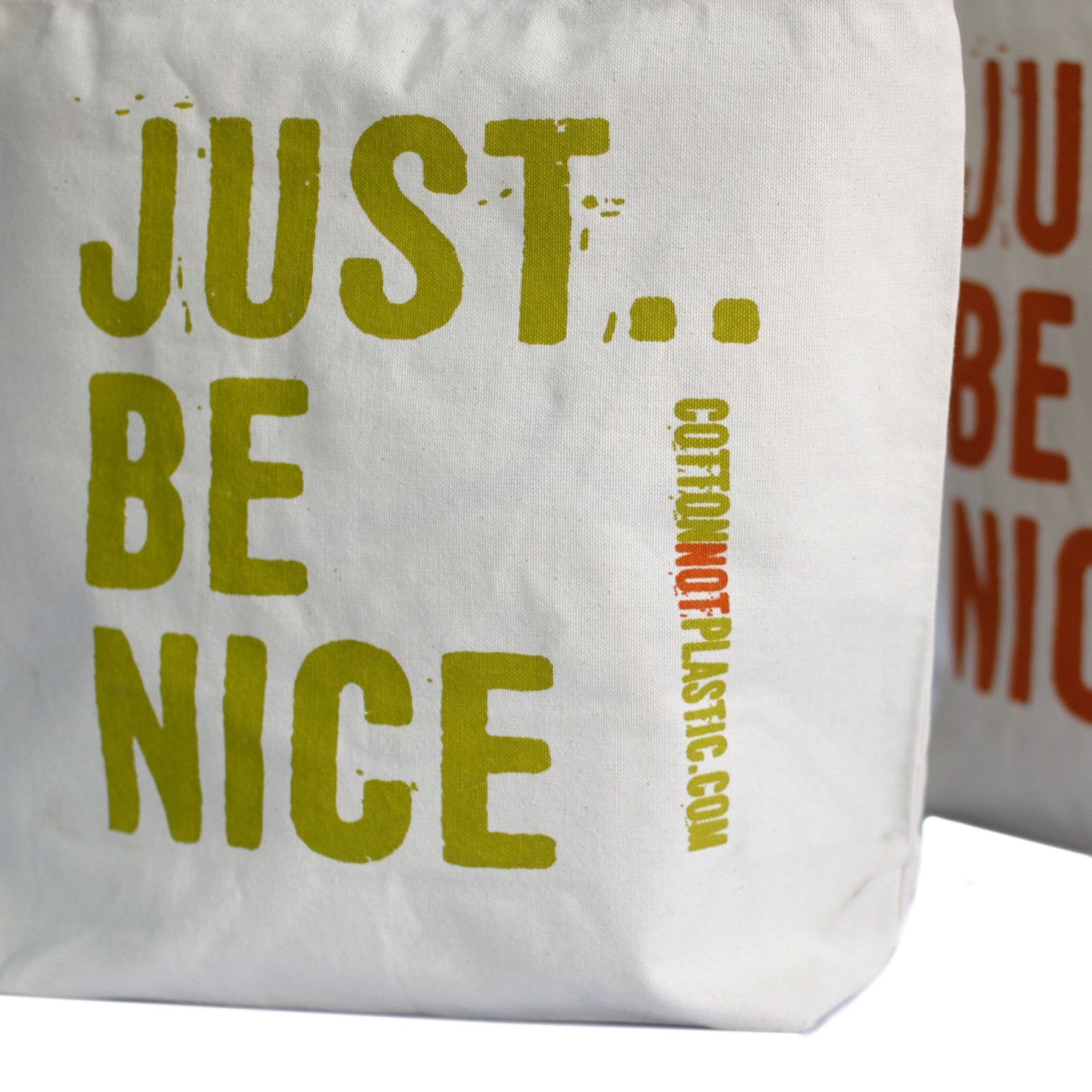 Just Be Nice Baumwolltaschen Mit 4 Designs