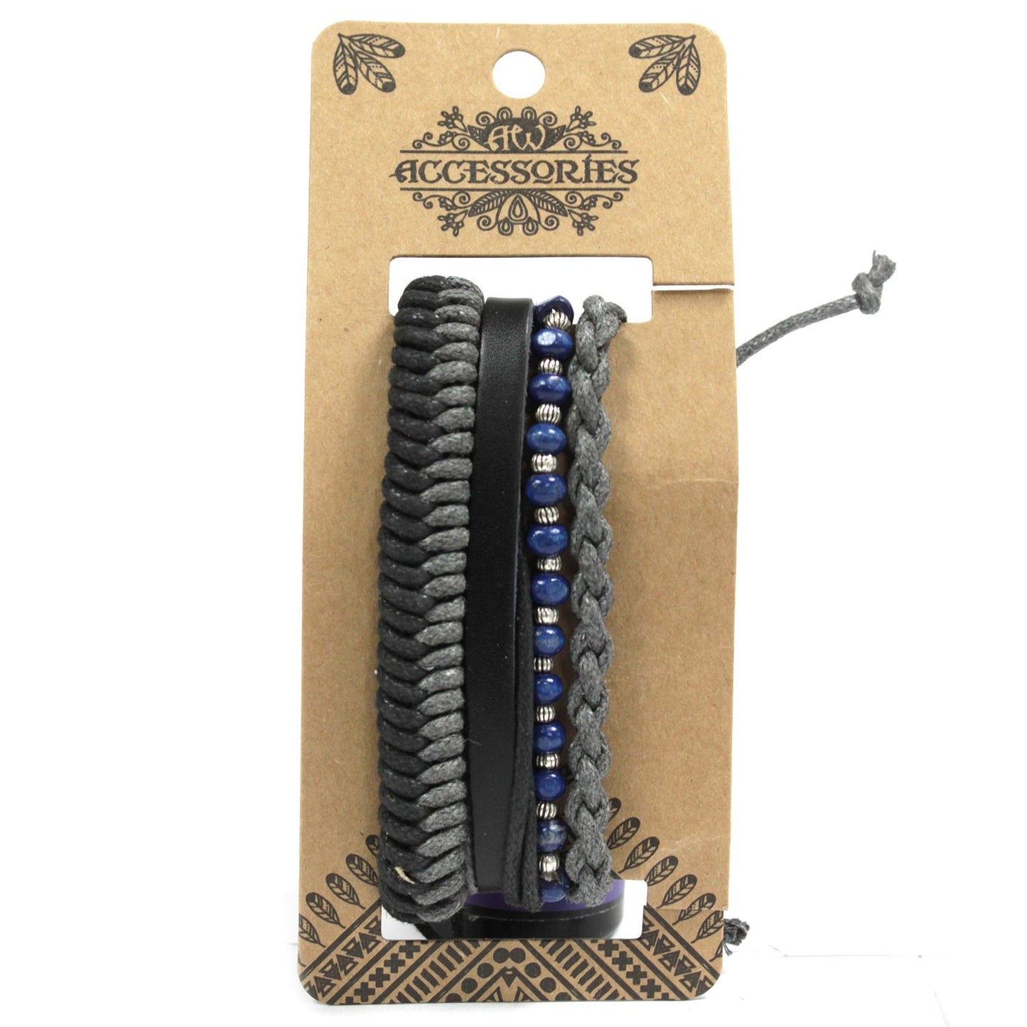 Herren Armband Sets Schwarz Und Macho Asst