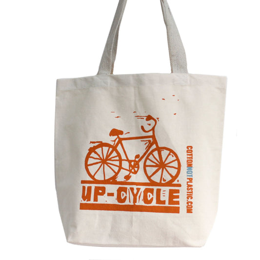 Up Cycle Baumwolltaschen Mit 4 Designs Starke Und Praktische Wiederverwendbare Taschen