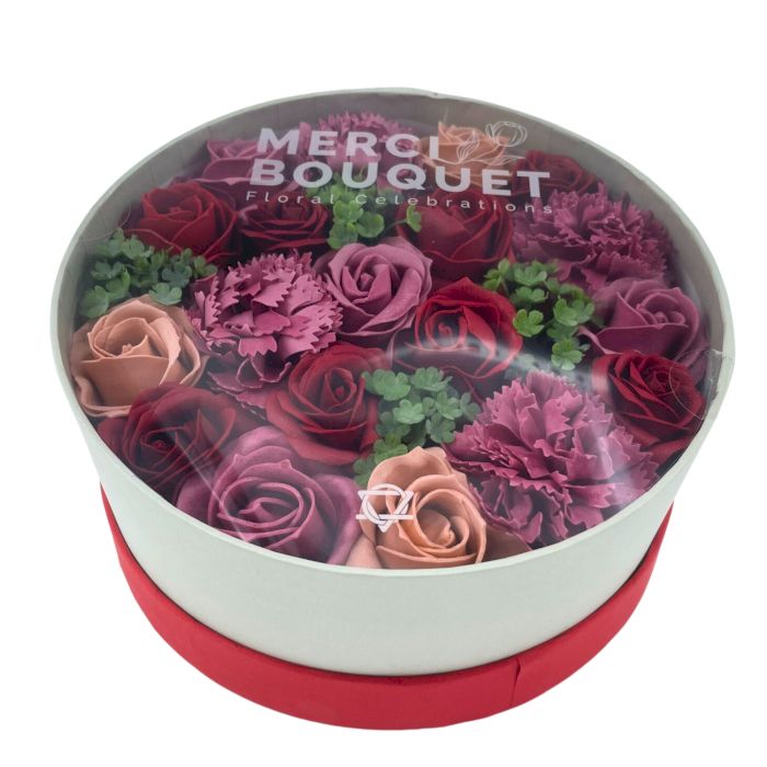 Runde Box Mit Vintage Rosen