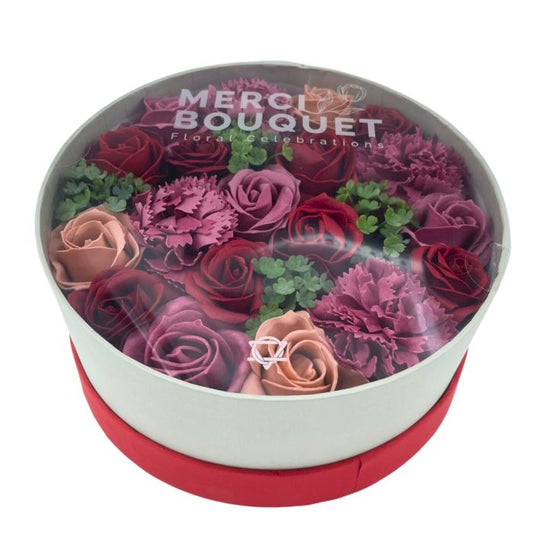 Runde Box Mit Vintage Rosen