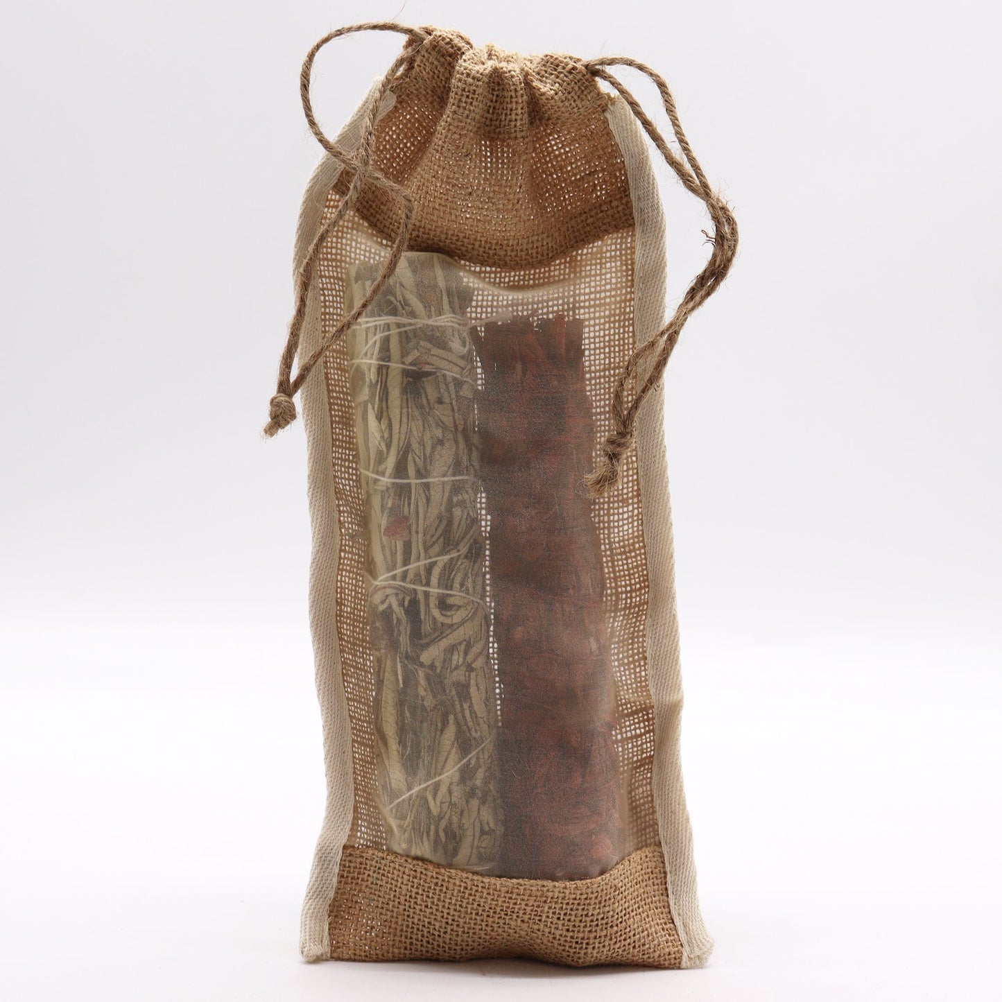 Langer Gewaschener Jutebeutel 35x15cm