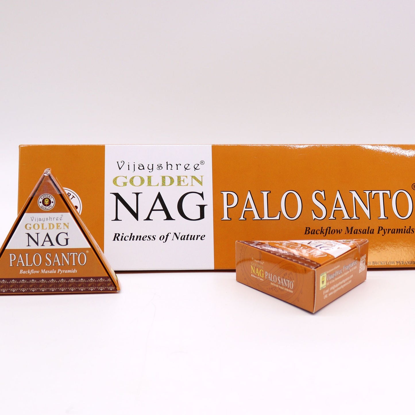 42g Jumbo Golden Nag Palo Santo Rückfluss Räucherkegel