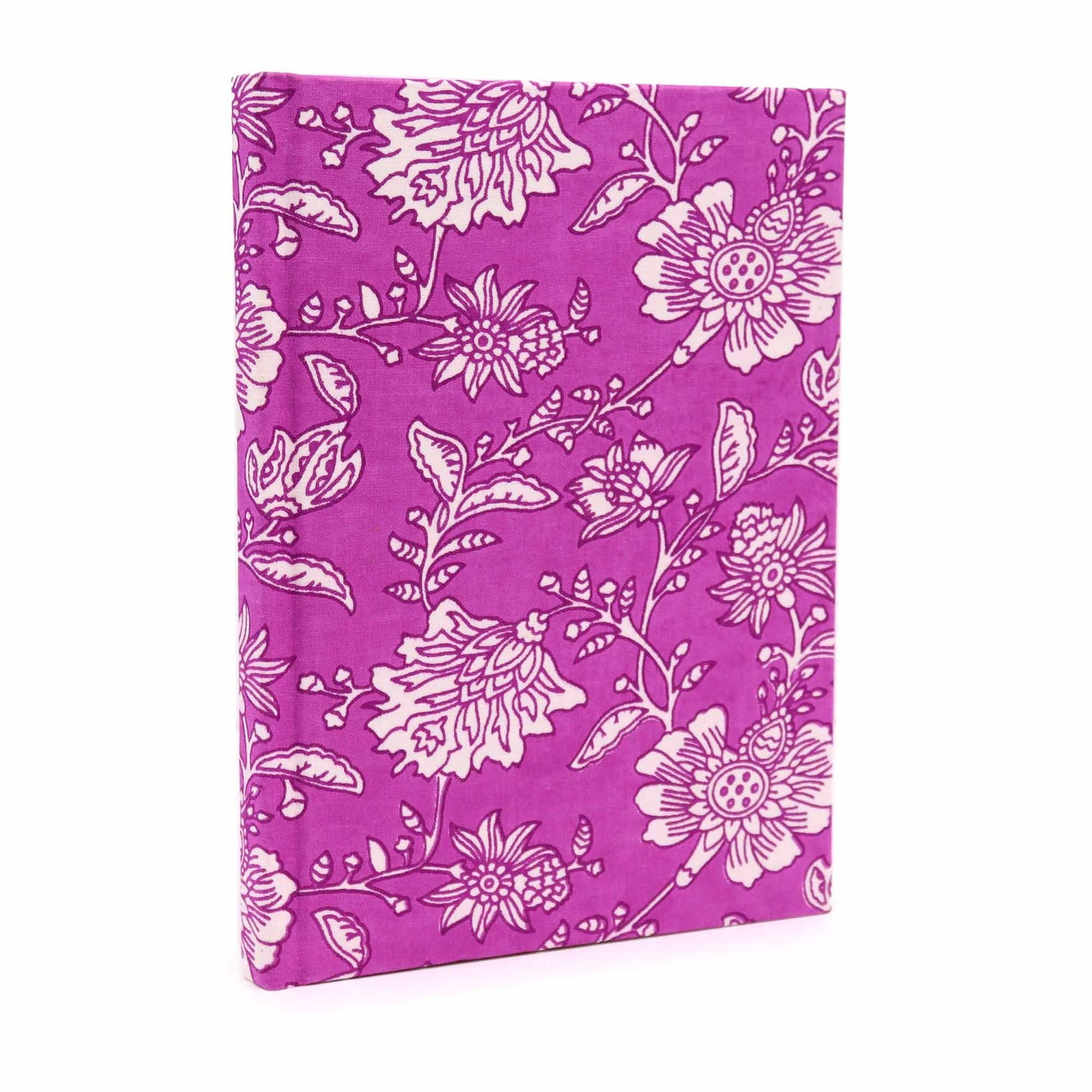 Baumwollgebundene Notizbücher 20x15cm 96 Seiten Antikes Fuchsia