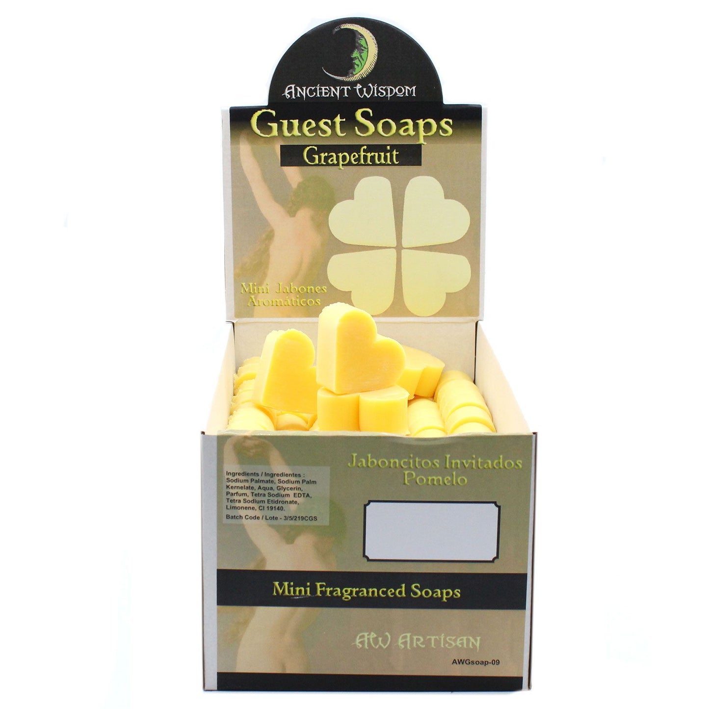 Herz Gästeseifen - Grapefruit Duftende Herzförmige Seifen Für B&Bs Und Gästehäuser