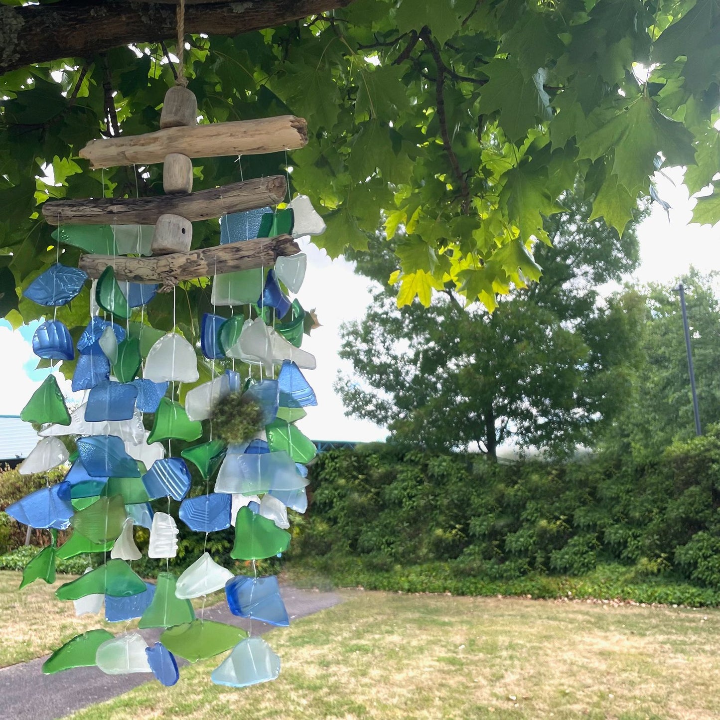 Drei Flexible Sticks - Grün / Weiß / Blau