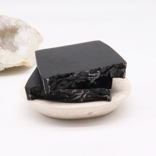 Harmony Noir Seifenstück 100g Weißer Feigen Vanille Seife Handgemacht