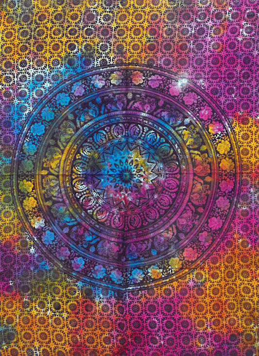 Baumwoll Wandkunst Mandala Elefant