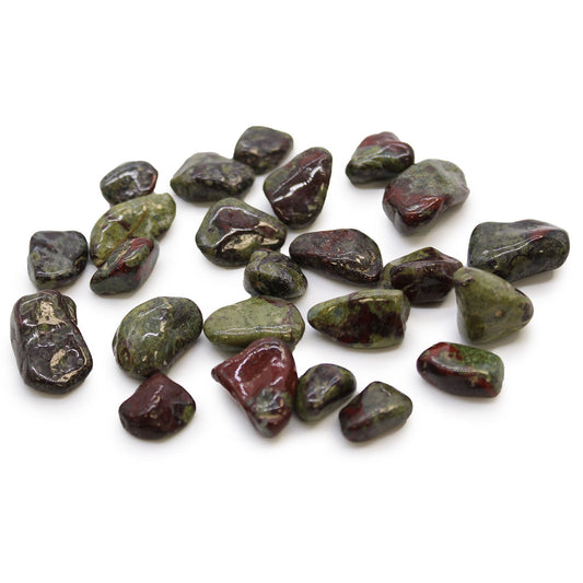 Sack Mit 24 Kleinen Afrikanischen Tumble Stones - Drachensteine