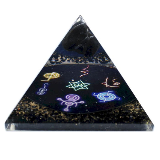 Orgonit Pyramid Mitternachts Reiki 90mm