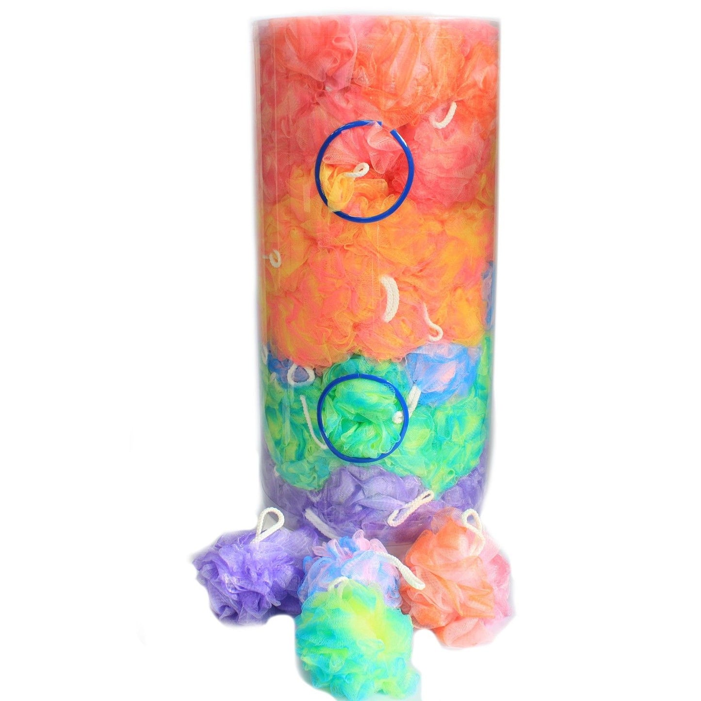 Schöne Gemusterte Scrunchies 4 Stück Sortiment im Displayröhrchen 40 Gramm