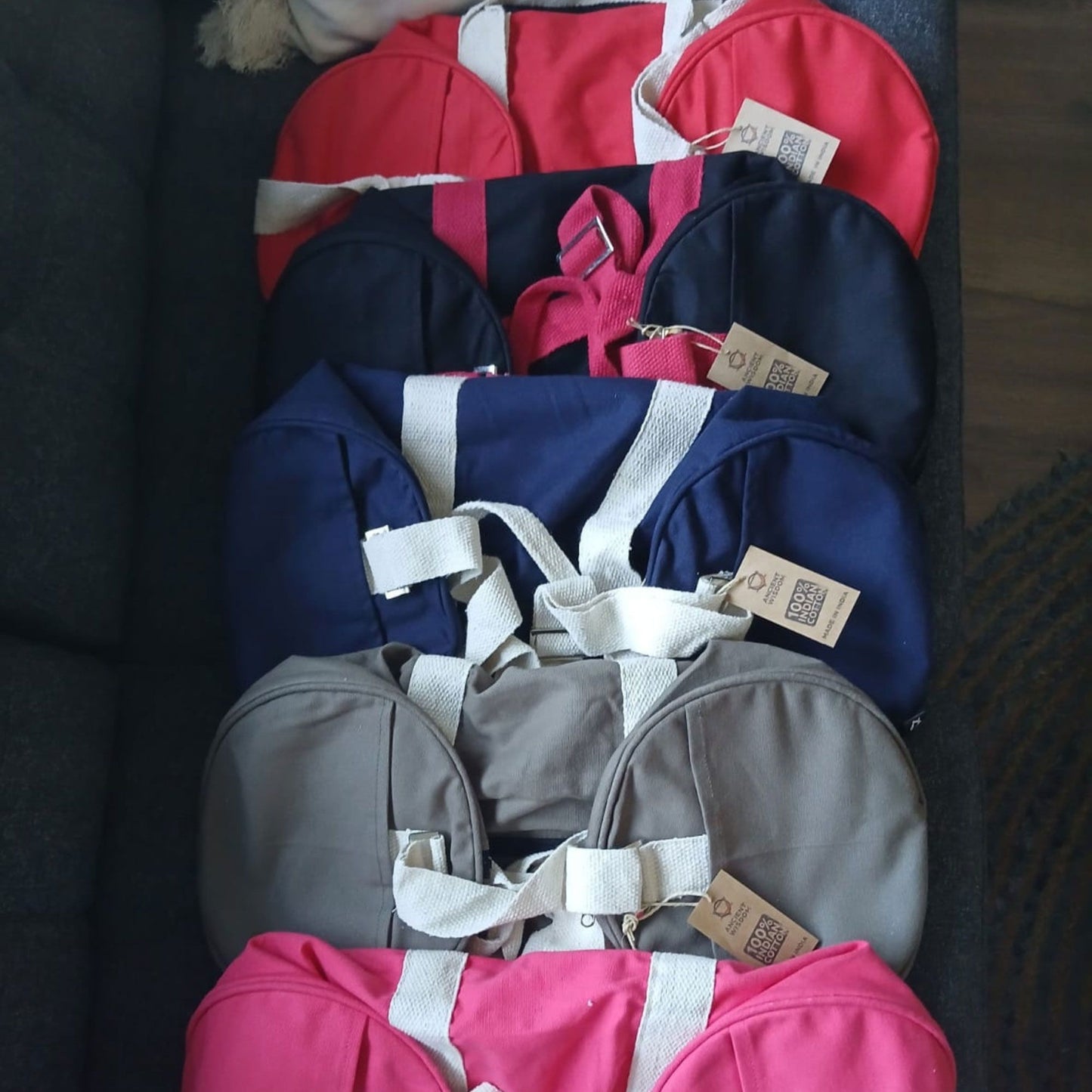 Nicht Aufgeben Sporttasche - Kirschrot Pink