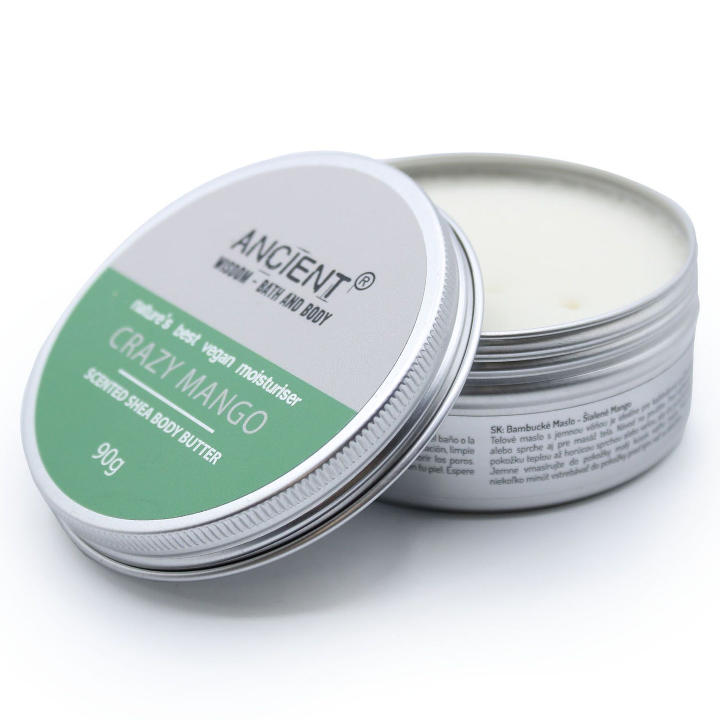 Duftendes Sheabutter Körperbutter 90g - Verrückte Mango