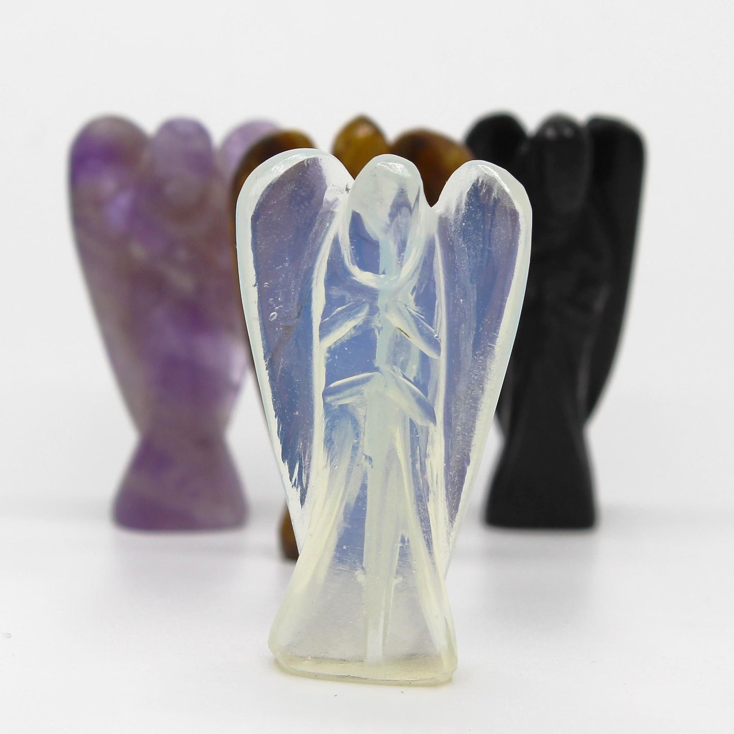 Handgefertigte Edelsteinengel Figur - Amethyst