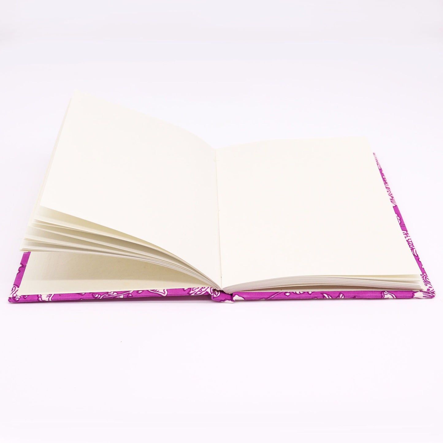 Baumwollgebundene Notizbücher 20x15cm 96 Seiten Antikes Fuchsia