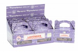 Satya Lavendel Rückfluss Räucherkegel Box