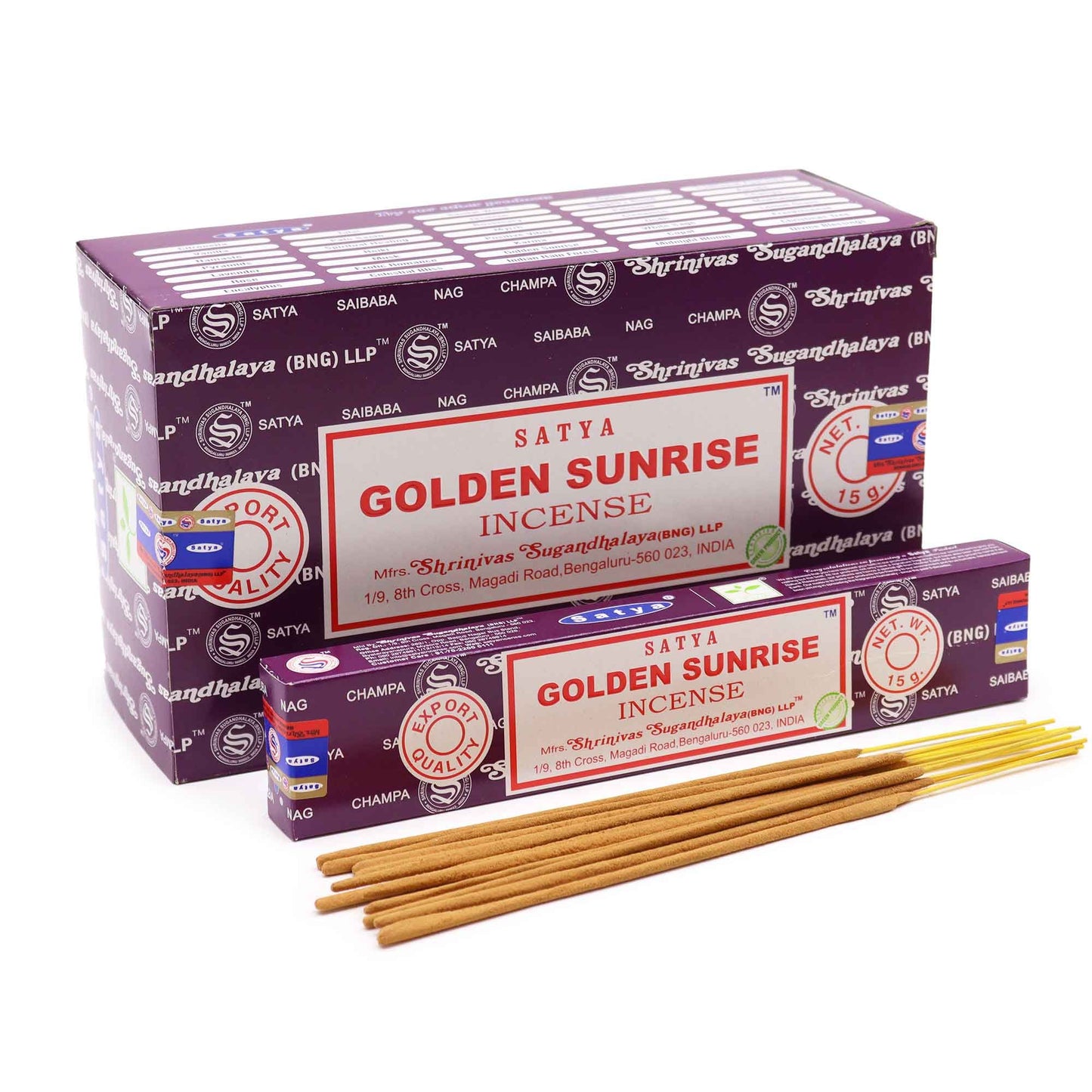 Satya Räucherstäbchen 15g - Goldener Sonnenaufgang