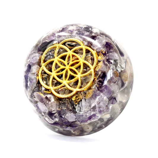 Orgonite Schreibtisch Power Packs Amethyst Kuppel