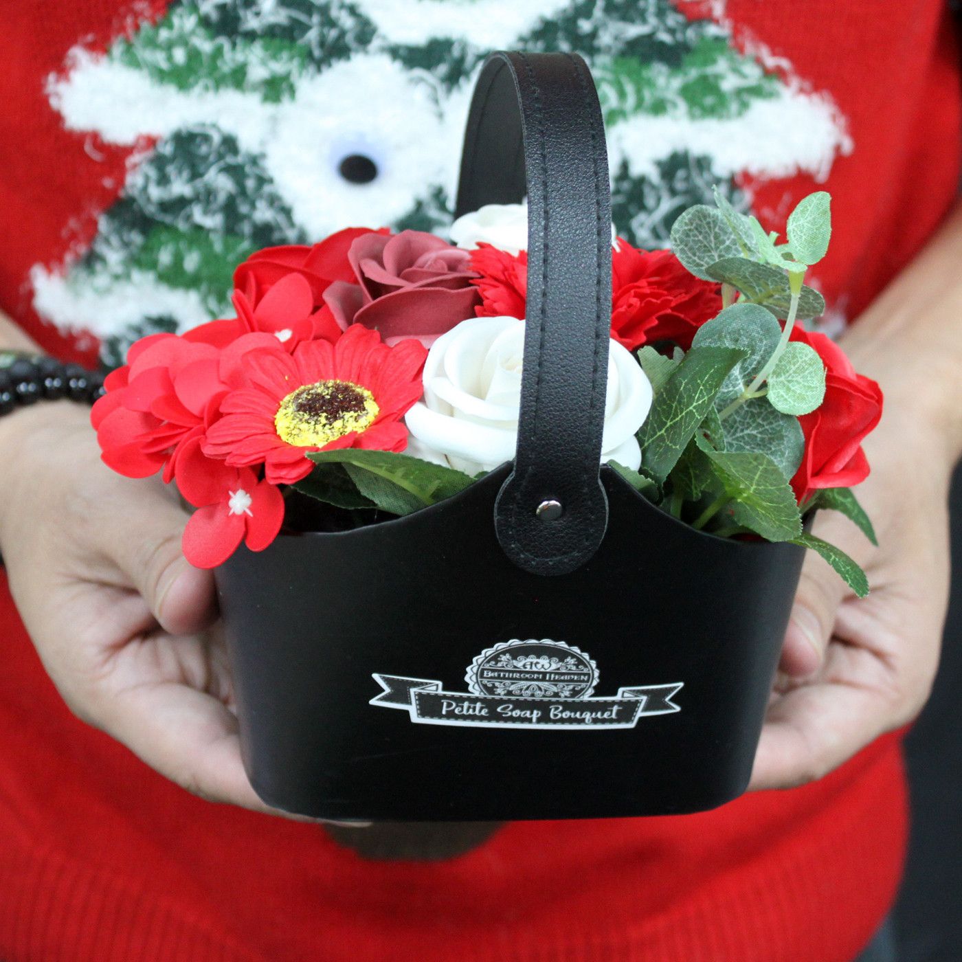 Bouquet Petite Korb - Beruhigende Blautöne