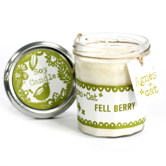 Marmeladenglas Kerze - Fellbeere